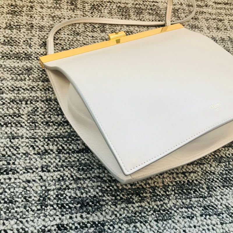 Celine Clasb Shoulder Bag Phoebe Period Gray : A2113