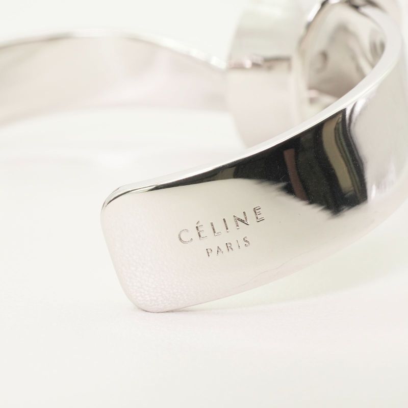 Celine Knot Wide Cuff Bangle Bracelet S 24-4700s
