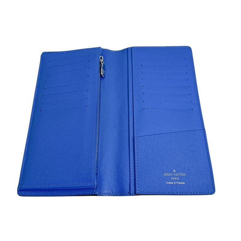 Louis Vuitton M63300 Eclipse Portefeuille Blazer Long Wallet Louis Vuitton Blue