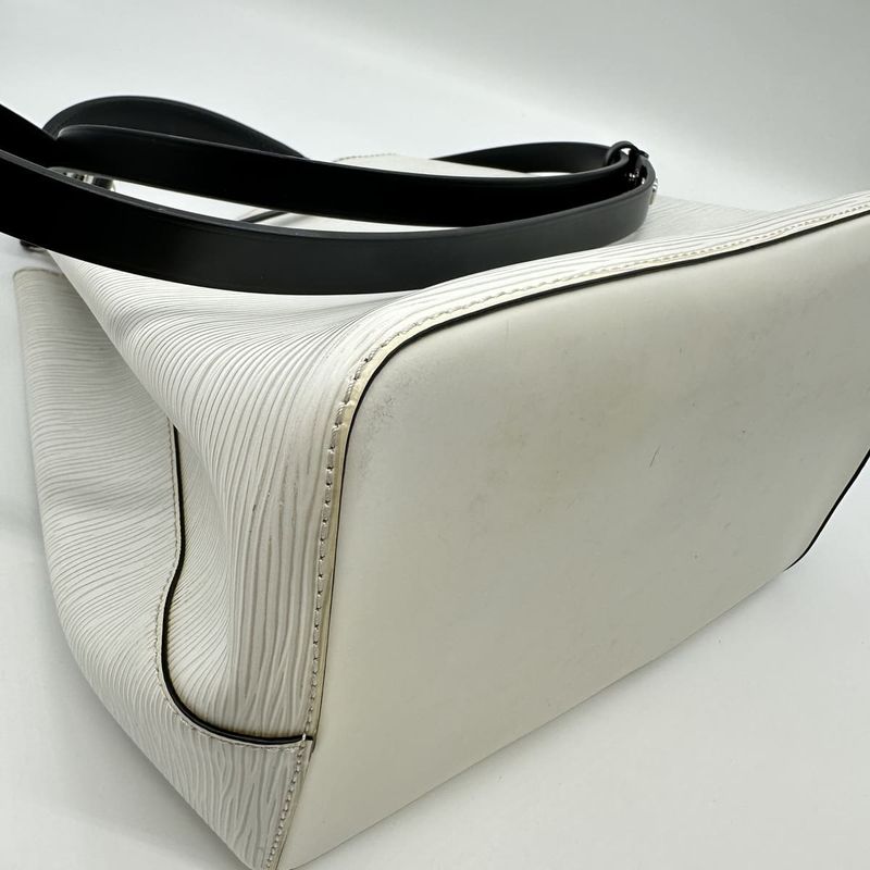 Louis Vuitton M53371 Neonoe Shoulder Bag Handbag 2way Black White Epi Women Men