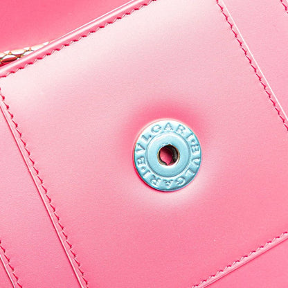 Bulgari Serpenti Forever Chain Shoulder Bag Pink Leather Women Bvlgari