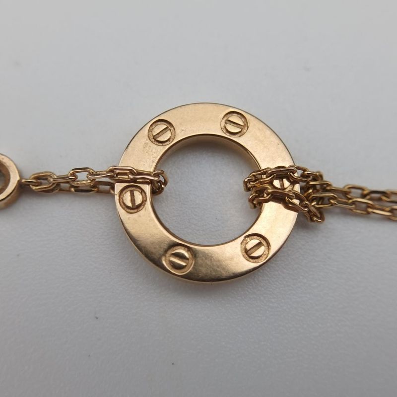 Cartier Love Circle Diamond Gold Au750 B6036700 Pz0161
