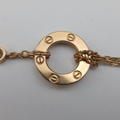 Cartier Love Circle Diamond Gold Au750 B6036700 Pz0161