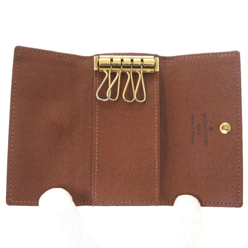Louis Vuitton Multicles 4 Monogram M69517 4-ribbon Key Case LV 1409 Louis