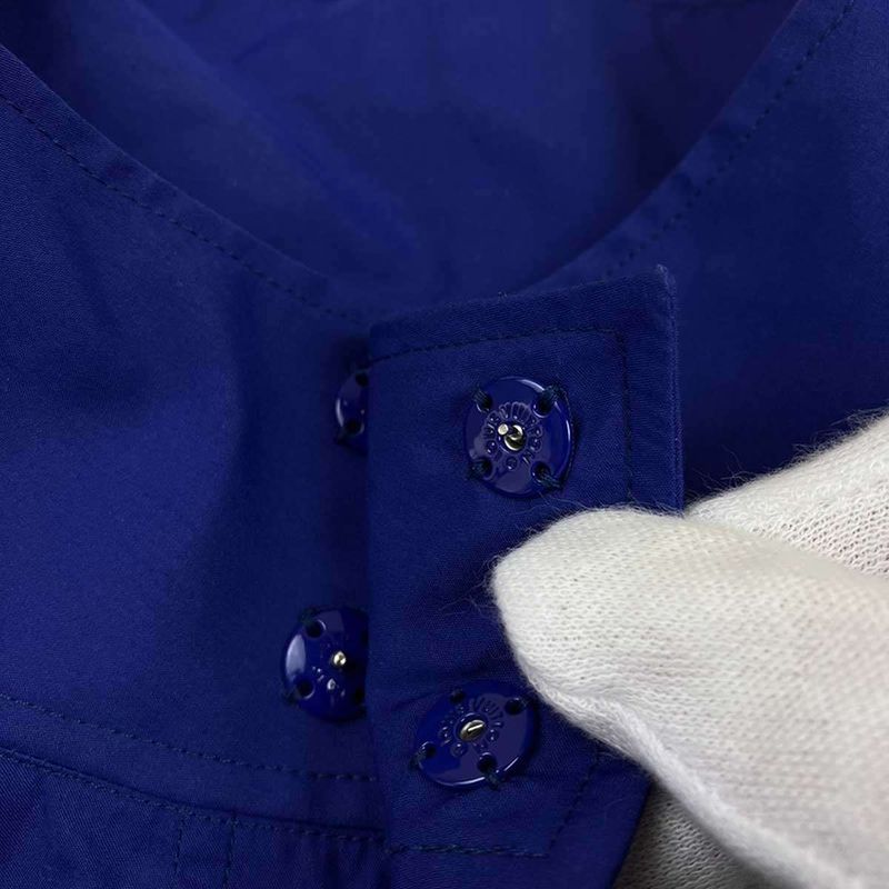 Louis Vuitton 22aw LV Split Short Sleeve Pullover Shirt Rm222m Mn8 Hns04w Blue L