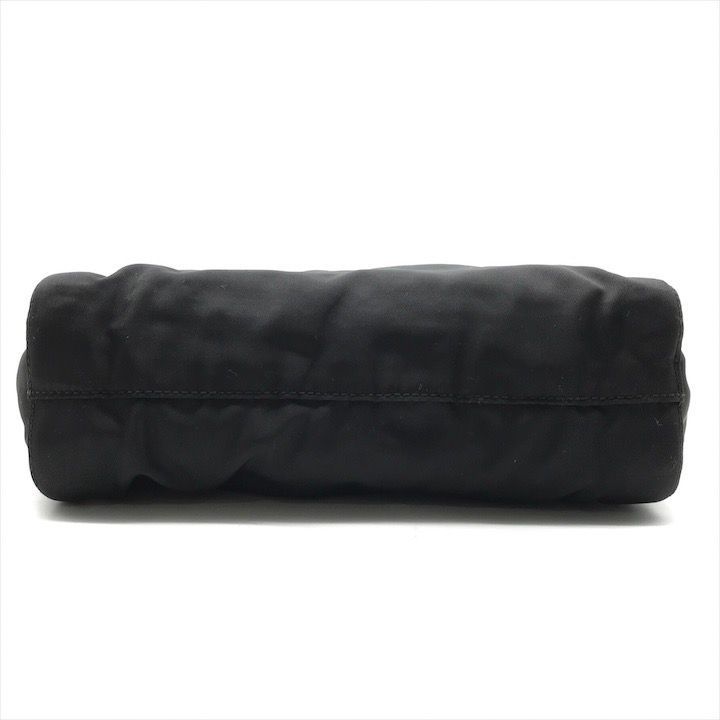 Prada Nylon Tessuto Chain Shoulder Bag Black