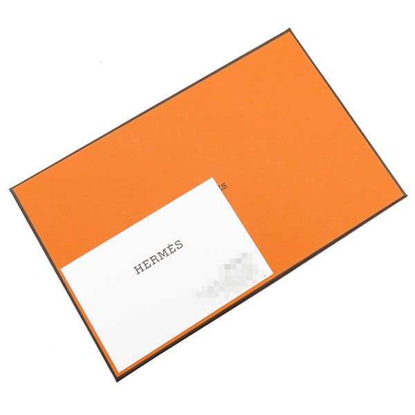 Hermes Card Case Calvi Duo Vaux Epson Jeanne Naples Silver Hardware Yellow U