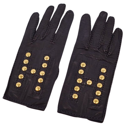 Hermes Gloves H Logo Serie Lamb Leather Lady