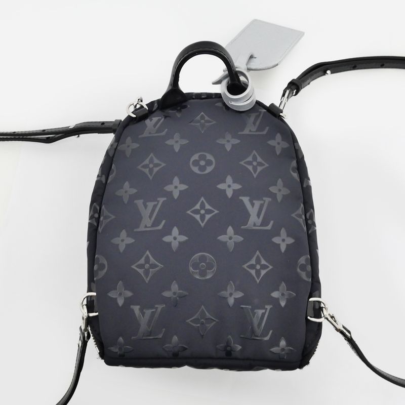 Louis Vuitton Monogram Nylon Palm Spring MINI Backpack M11780 Black Bag