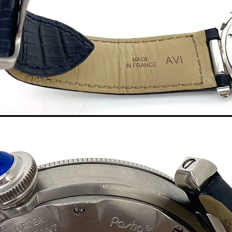 Cartier W3104055 Pasha Grid Silver Dial Men's