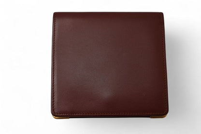 Cartier Fold Wallet Vintage Cartier Mini Wallet Must De Cartier Bordeaux