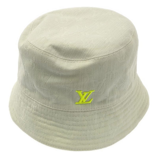 Louis Vuitton Reversible Neon Jacquard Monogram Logo Bucket Hat - Hat - Yellow