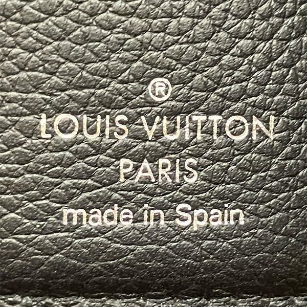 Louis Vuitton Taurillon Portefeuille Lock Mini M63921 Noir Black Trifold Wallet