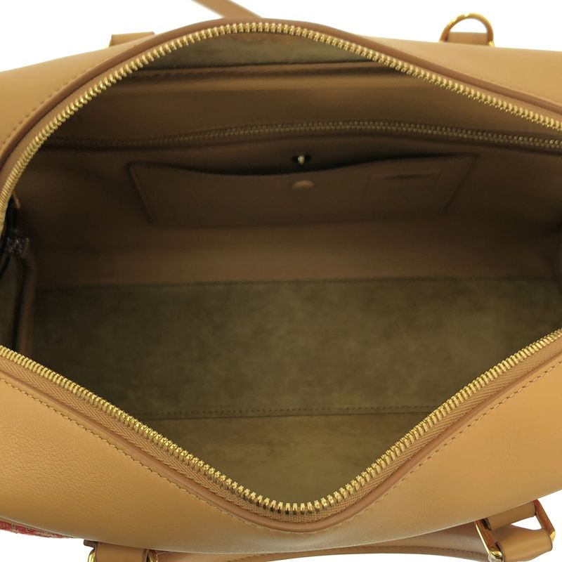 Loewe Amazona 28 Anagram Jacquard 2way Shoulder Bag - Beige Red - Women