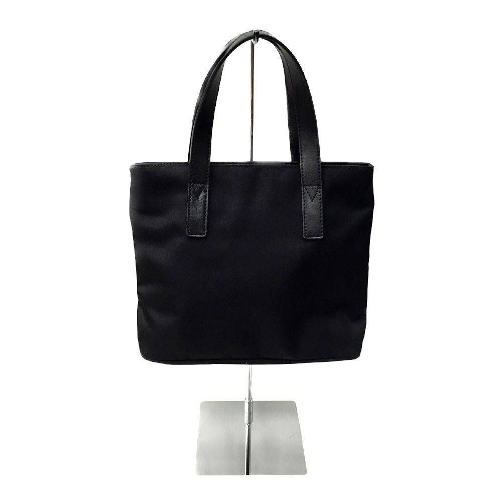 Fendi Ff Logo Hardware Nylon X Leather Bag 15321 Black