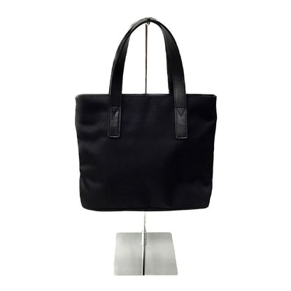 Fendi Ff Logo Hardware Nylon X Leather Bag 15321 Black