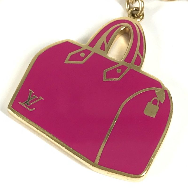 Louis Vuitton Key Holder Chain Iconic M66985 Metal Gold
