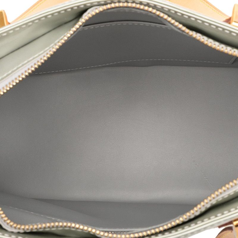 Louis Vuitton Monogram Vernis Houston Tote Handbag M91053 Gris Silver Patent