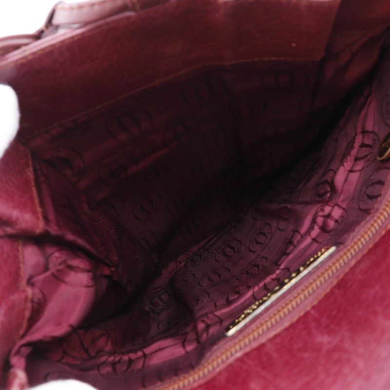 Cartier Must Line Leather Bordeaux Women's Shoulder Bag