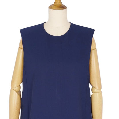 Celine Dress Phoebe Period Sleeveless Zip Up Top Women's 36 (S Equivalent) Navy
