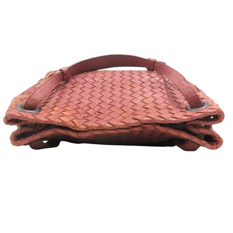 Bottega Veneta Intrecciato Small Garda Hand Tote Bag Lamb Leather Pink Ladies