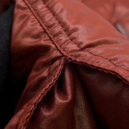 Hermes Down Vest Nylon with Hood 44 Rouge Basque