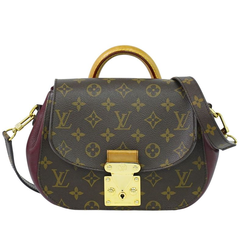 Authentic Louis Vuitton LV Eden PM Monogram 2WAY Shoulder Bag Handbag Brown