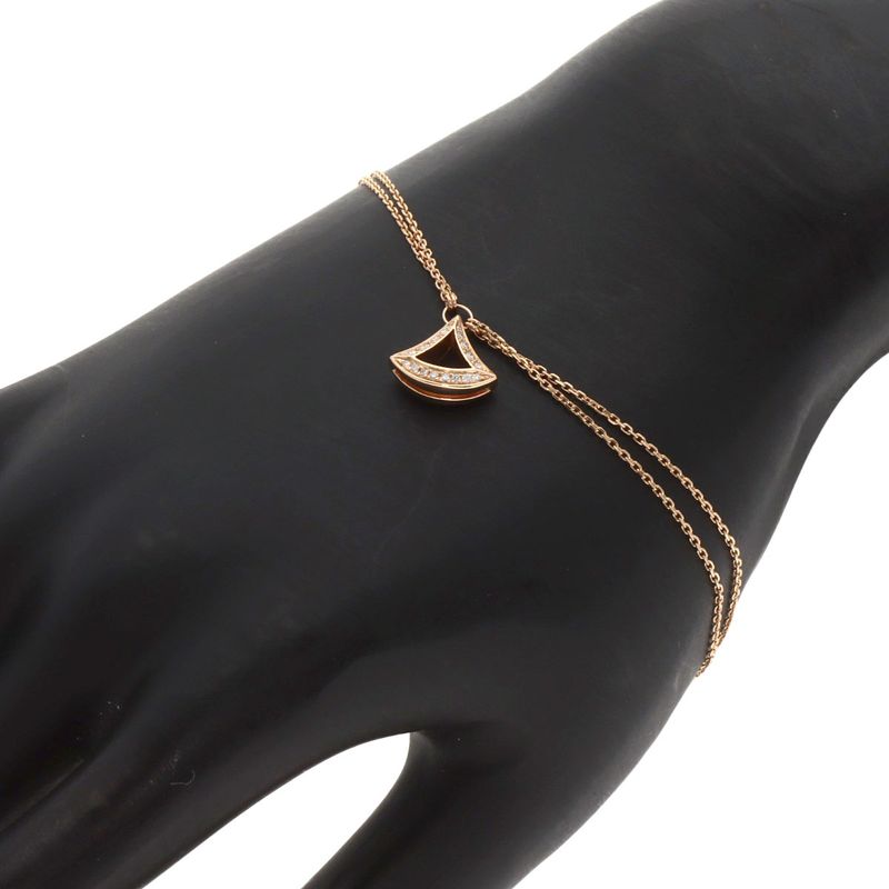Bvlgari Bulgari Diva Dream Diamond Bracelet 18K Pink Gold Ladies