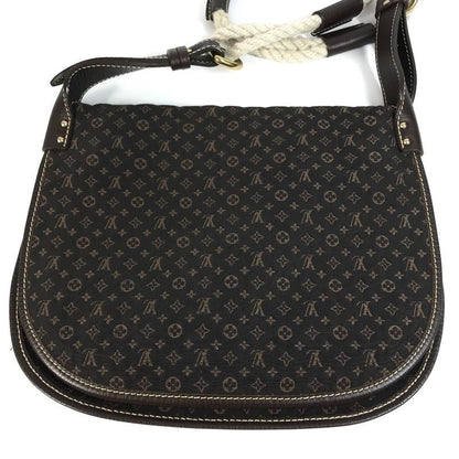 Louis Vuitton Shoulder Bag Aman M40021 Monogram Mini Lin Canvas Brown