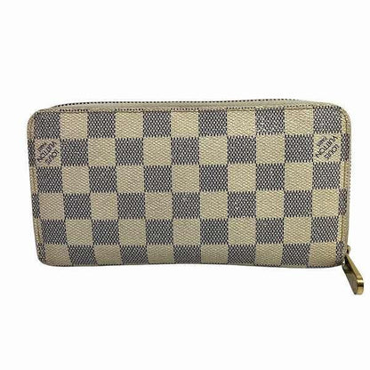 Louis Vuitton Damier Azure Zippy Wallet N60019 Round Zipper Long Wallet Unisex