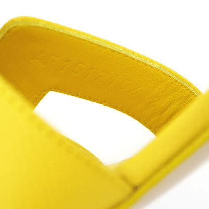 Hermes Oasis Sandals Size 35 Yellow Series Yellow Heel H Motif Ladies