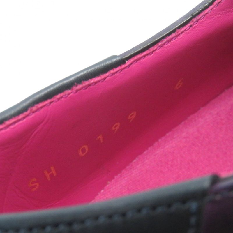 Louis Vuitton Congrès Line Plain Toe Derby Shoes Leather Shoes Purple Gradient