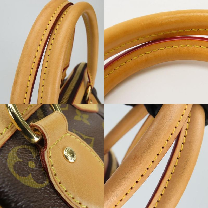 Louis Vuitton Handbag Tivoli PM M40143 Monogram Nubuck Brown LV Ladies Women