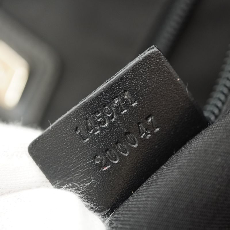 Gucci GG Canvas Tote Bag 145971 Black 0018gucci