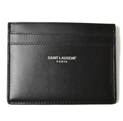 Saint Laurent Card Case Business Card Holder YSL Saint Laurent Logo Studs