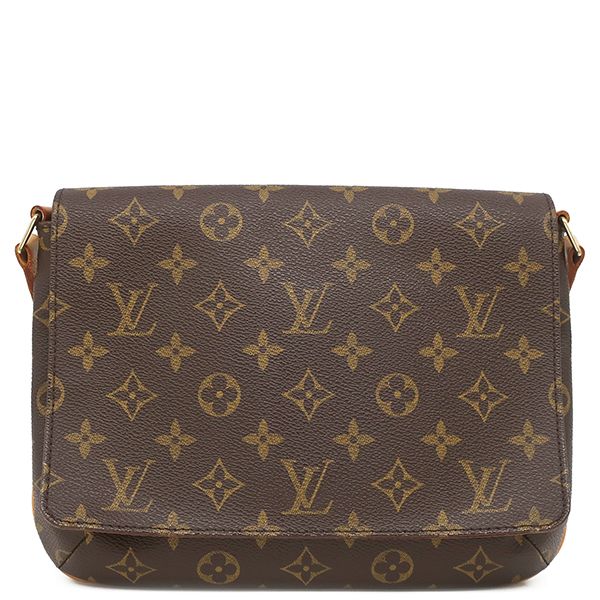 Louis Vuitton Shoulder Bag Musette Tango Monogram Canvas Monogram Gold Hardware