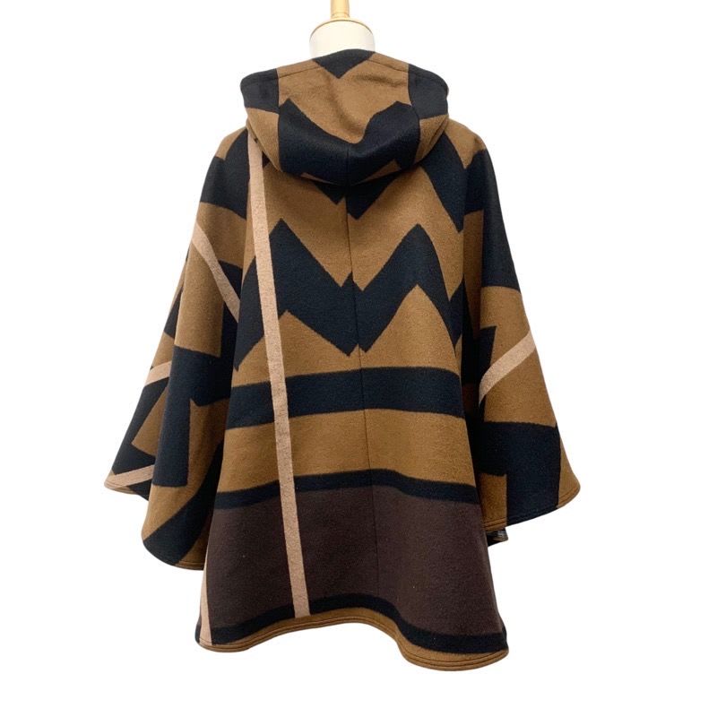 Louis Vuitton Outer Brown Poncho Cape Graffiti