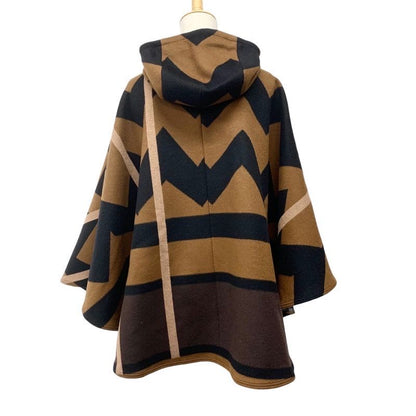 Louis Vuitton Outer Brown Poncho Cape Graffiti