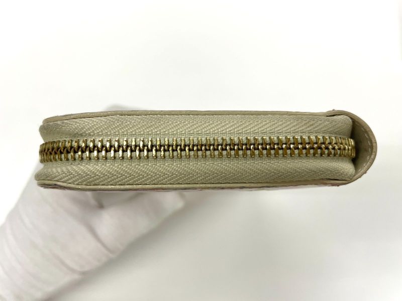 Louis Vuitton Vernis Zippy Wallet Leopard M91476 Bronze Colailles Made In Spain