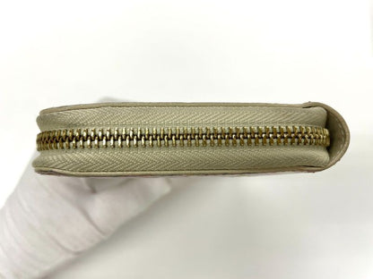 Louis Vuitton Vernis Zippy Wallet Leopard M91476 Bronze Colailles Made In Spain