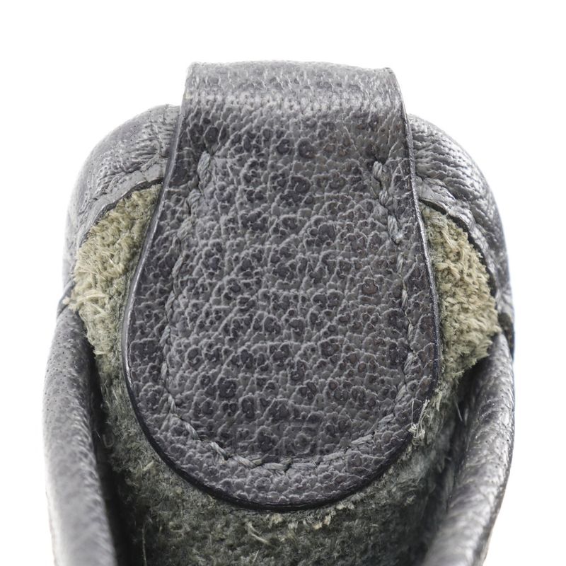 Hermes Vespa 28 Leather Gray □C Ladies Shoulder Bag