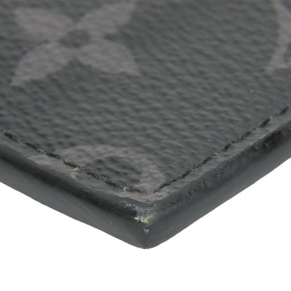 Louis Vuitton Coin Case Coin Card Holder M30271 Monogram Eclipse Taiga Llama