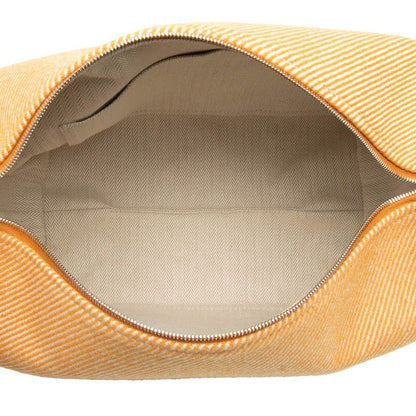 Hermes Brid A Black Au Carré GM Fauve Silver Hardware Canvas Women Hermes