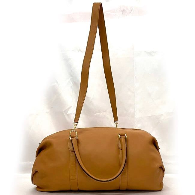 Gucci 2-Way Boston Bag Camel Brown