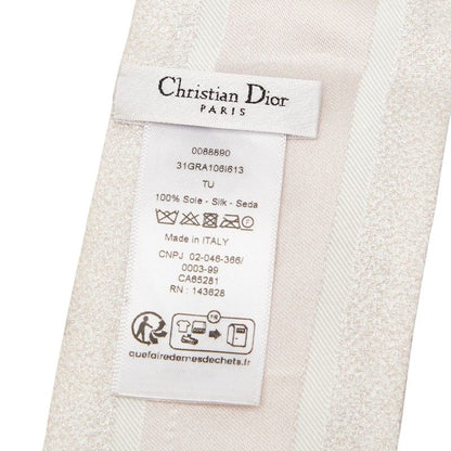 Christian Dior Mitzah Flower Floral Light Pink Multicolor Silk Women's Christian