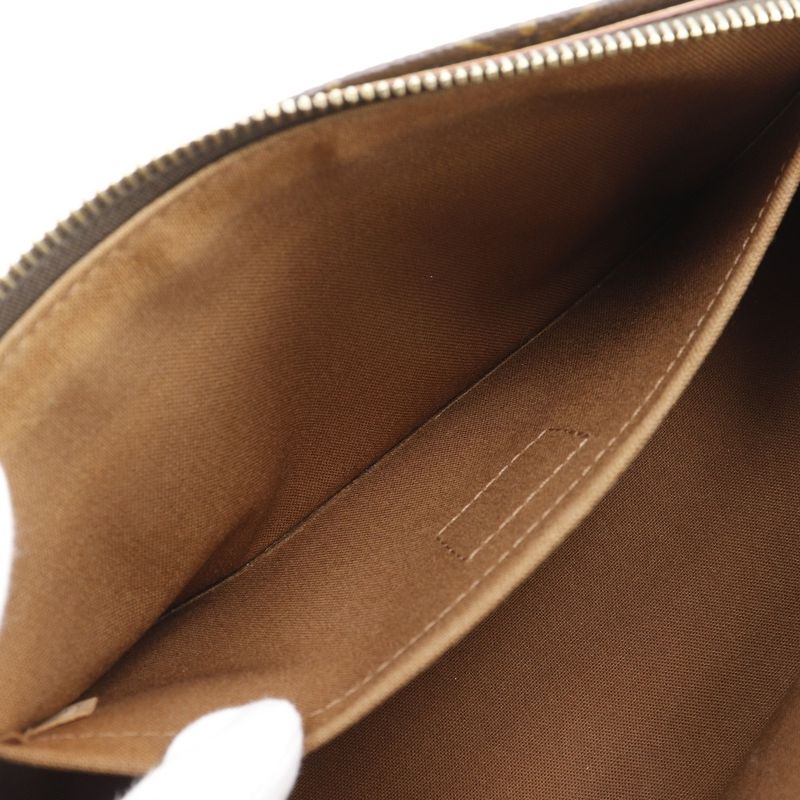 Louis Vuitton Popincourt M40009 Monogram Canvas Brown Vi0065 Ladies Handbag
