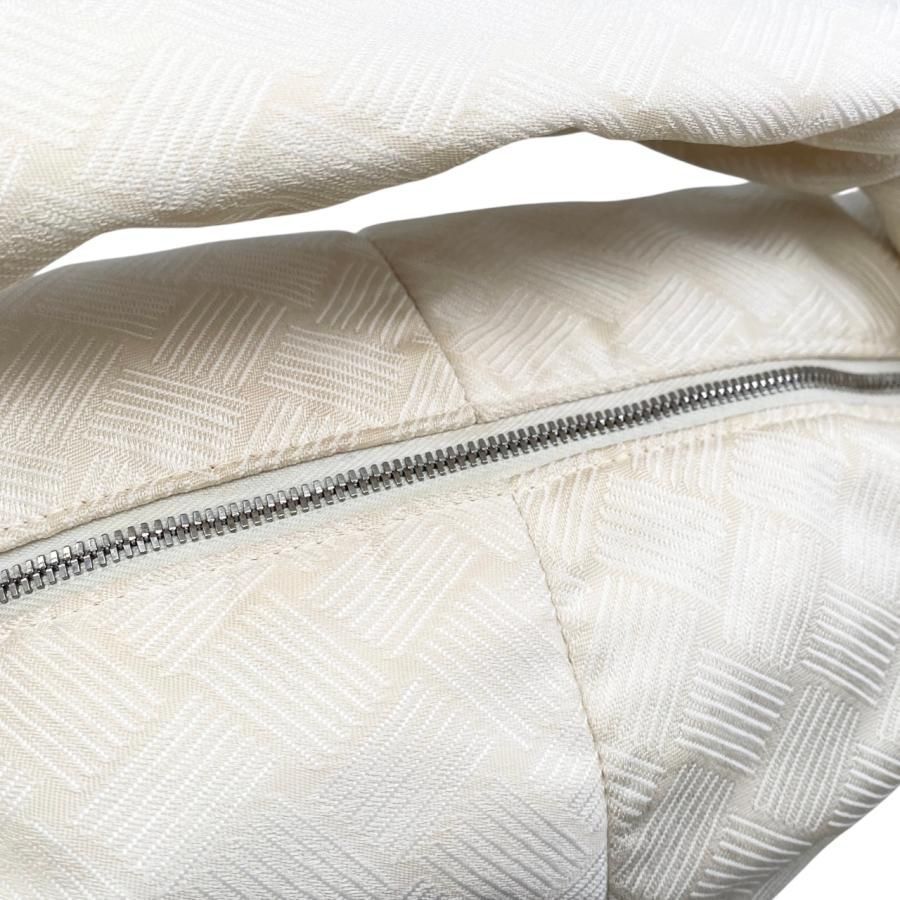 Bottega Veneta Handbag Double Knot 629635 Ivory White Silver Hardware Bottega