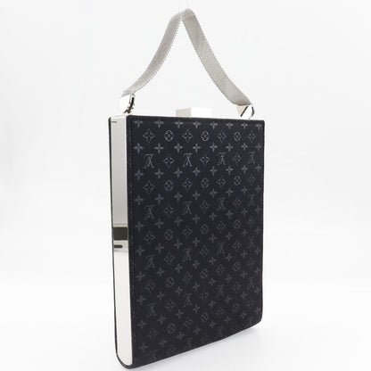 Louis Vuitton Angers GM Party Bag M92100 Monogram Satin Noir Black Sp0070