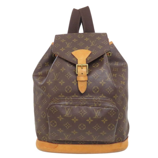 Louis Vuitton M51135 Montsourisgm Backpack Daypack Monogram Canvas Women