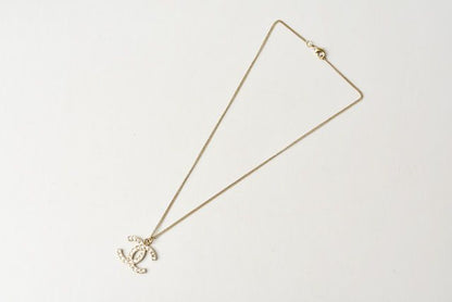 Chanel Necklace Pendant Coco Mark CC Vintage Gold